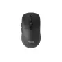 Rato sem fios EQUIP ambidestro 6 botões modo duplo, ótico 1600 DPI, RF + Bluetooth, preto