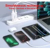 Carregador EQUIP 2 portas 30W GaN fino USB PD — USB-C x1, USB-A x1, entrada 100–240V, saída máx. 20V, branco