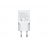 Carregador EQUIP 2 portas 30W GaN fino USB-C PD — 2 conectores USB-C, entrada 100–240 V, saída máx. 20 V, branco
