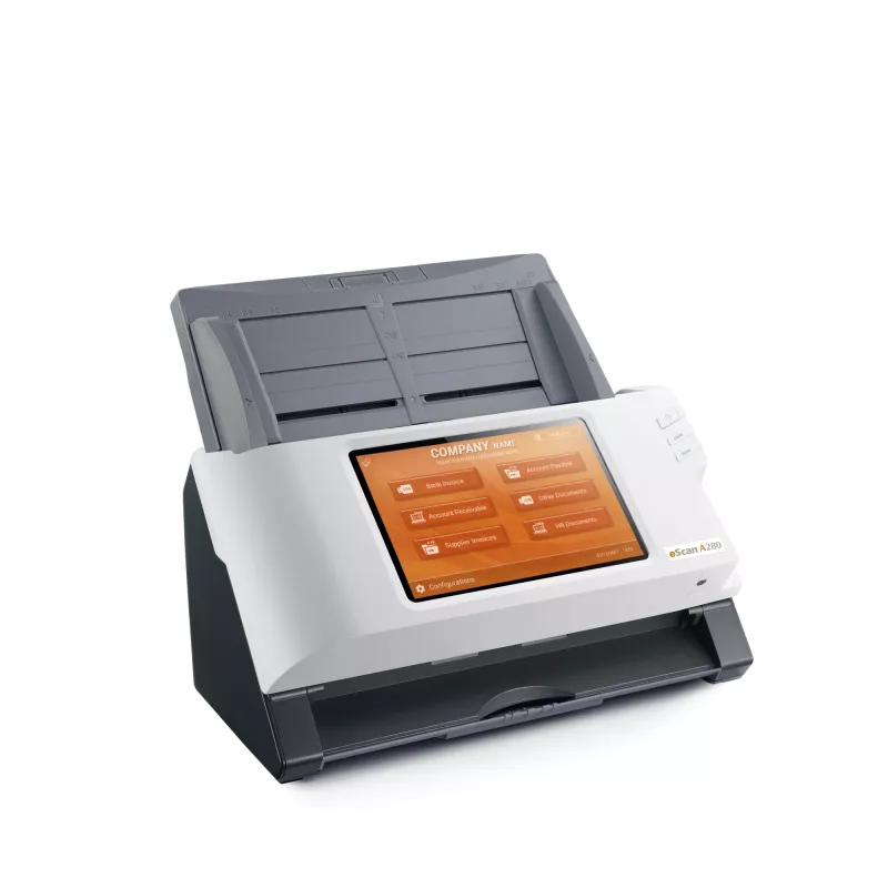 Plustek eScan A280 Enterprise scanner ADF 600 x 600 DPI A4 preto, branco