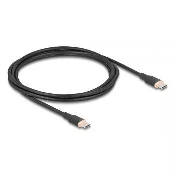 Cabo USB DeLOCK 81239 2,5 m USB-C preto USB 2.0 0,48 Gbit/s