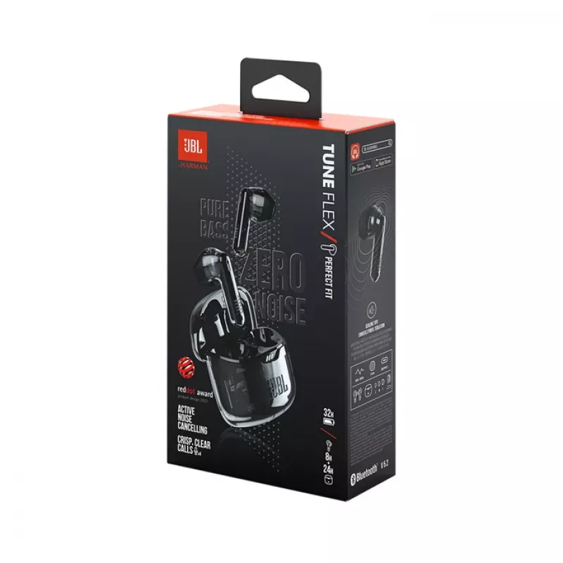 JBL Tune Flex Headset True Wireless Stereo (TWS) in-ear chamadas/música/desporto/dia a dia Bluetooth preto
