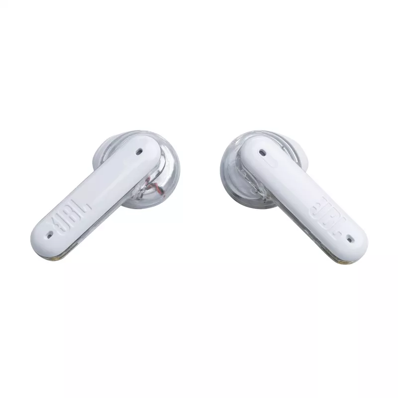 JBL Tune Flex Ghost Edition Headset True Wireless Stereo (TWS) In-ear Chamadas/Música Bluetooth Transparente, Branco