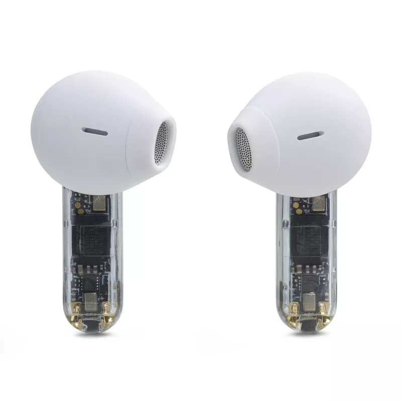 JBL Tune Flex Ghost Edition Headset True Wireless Stereo (TWS) In-ear Chamadas/Música Bluetooth Transparente, Branco