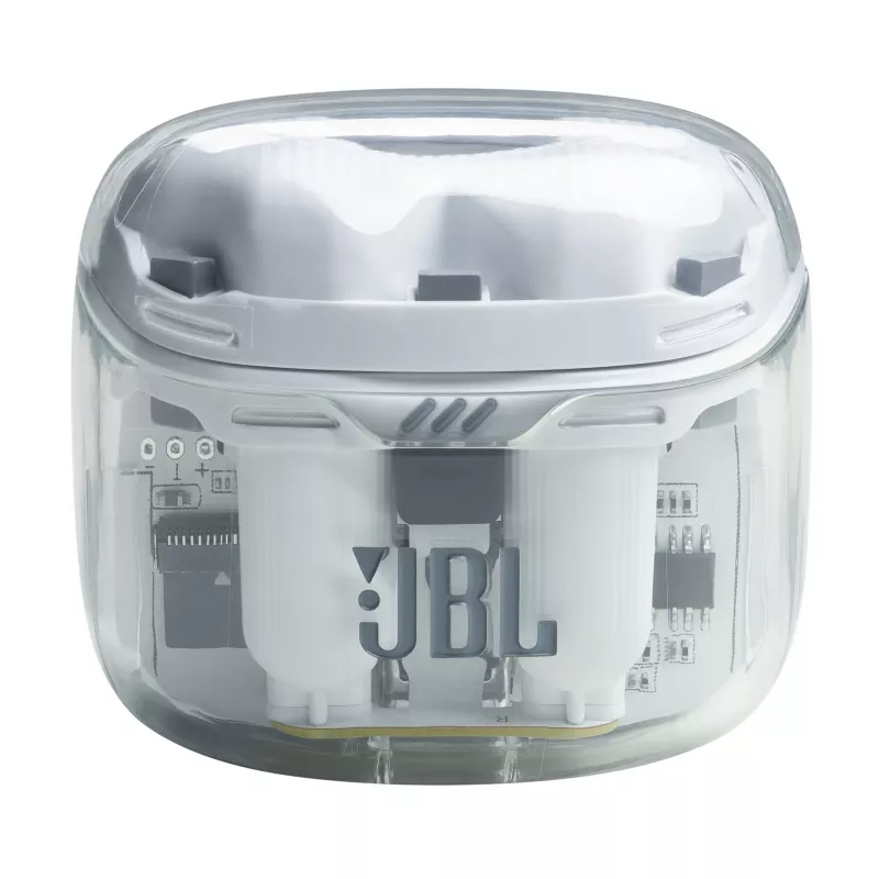 JBL Tune Flex Ghost Edition Headset True Wireless Stereo (TWS) In-ear Chamadas/Música Bluetooth Transparente, Branco