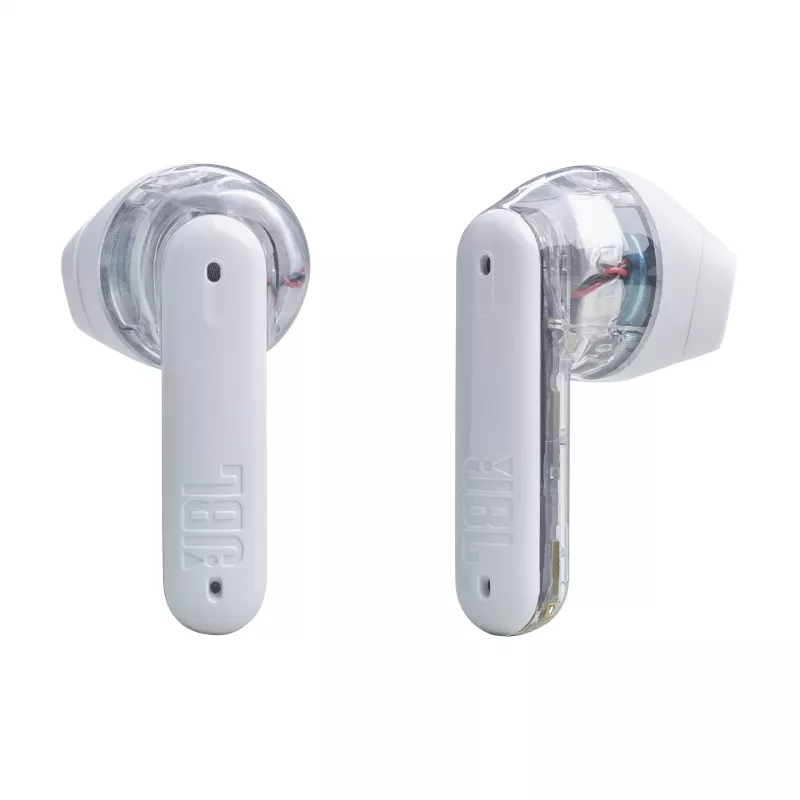 JBL Tune Flex Ghost Edition Headset True Wireless Stereo (TWS) In-ear Chamadas/Música Bluetooth Transparente, Branco