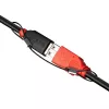 Suportes para adaptadores de cabos Lindy – pack de 4, 0,15 m, Poliamida, Aço inoxidável, Preto