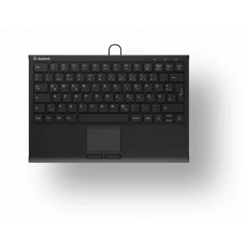 KeySonic KSK-5211ELU (DE) Teclado Casa USB QWERTZ Alemão Preto