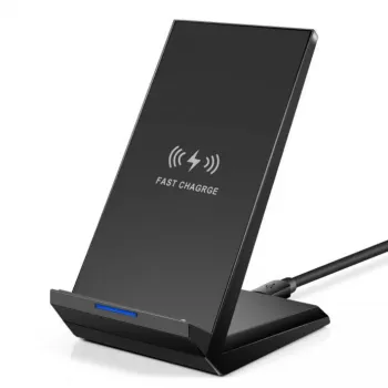 Carregador de interior 2GO 797330 Smartphone Preto USB Carregamento rápido sem fios