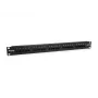 Patch panel Equip 25 portas Cat.3 RJ45 ISDN, Preto