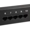 Patch panel Equip 25 portas Cat.3 RJ45 ISDN, Preto
