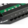 Patch panel Equip 25 portas Cat.3 RJ45 ISDN, Preto