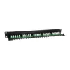 Patch panel Equip 25 portas Cat.3 RJ45 ISDN, Preto