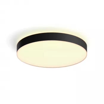 Lâmpada de teto inteligente Philips Hue White ambience Enrave extra large preto