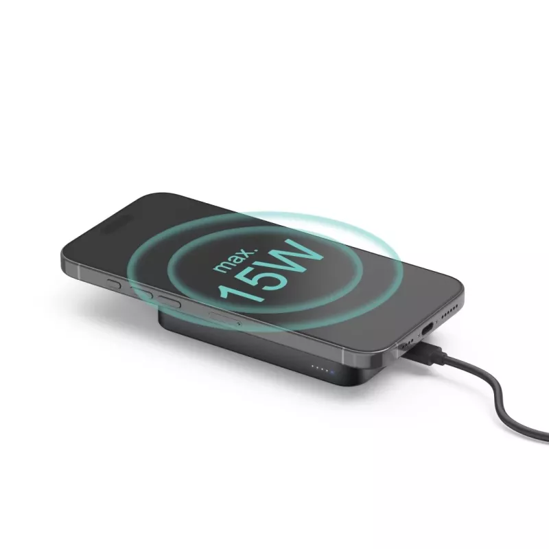 Powerbank Hama 00201752 10000 mAh Carregamento sem fios Antracite
