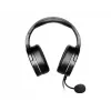 Headset gaming MSI IMMERSE GH20 '3,5 mm inline com acessório divisor de áudio, Preto, drivers de 40 mm, microfone unidirecional, compatibilidade com PC e multiplataforma'