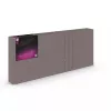 Philips Hue White and colour ambience Perifo conjunto de base de teto reto (3 lâmpadas suspensas)