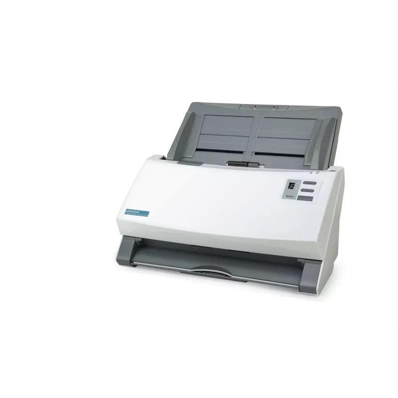 Scanner ADF Plustek SmartOffice PS456U Plus 600 x 600 DPI A4 Cinzento, Branco