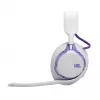Headset JBL Quantum 650 — Bluetooth sem fios, USB-C, circum-aural, arco de cabeça, branco, 20–20000 Hz