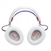 Headset JBL Quantum 650 — Bluetooth sem fios, USB-C, circum-aural, arco de cabeça, branco, 20–20000 Hz