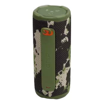 Altifalante portátil mono JBL Grip Mono Camouflage — 16 W, Bluetooth, 70–20.000 Hz