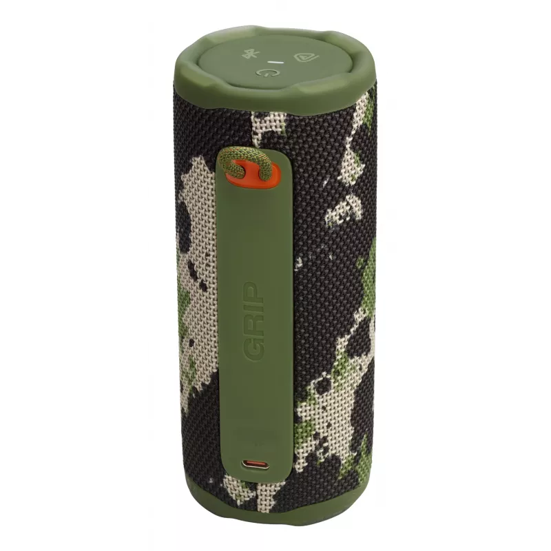 Altifalante portátil mono JBL Grip Mono Camouflage — 16 W, Bluetooth, 70–20.000 Hz