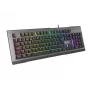 Teclado Gaming GENESIS Rhod 500 RGB USB QWERTY Português Preto, Prateado