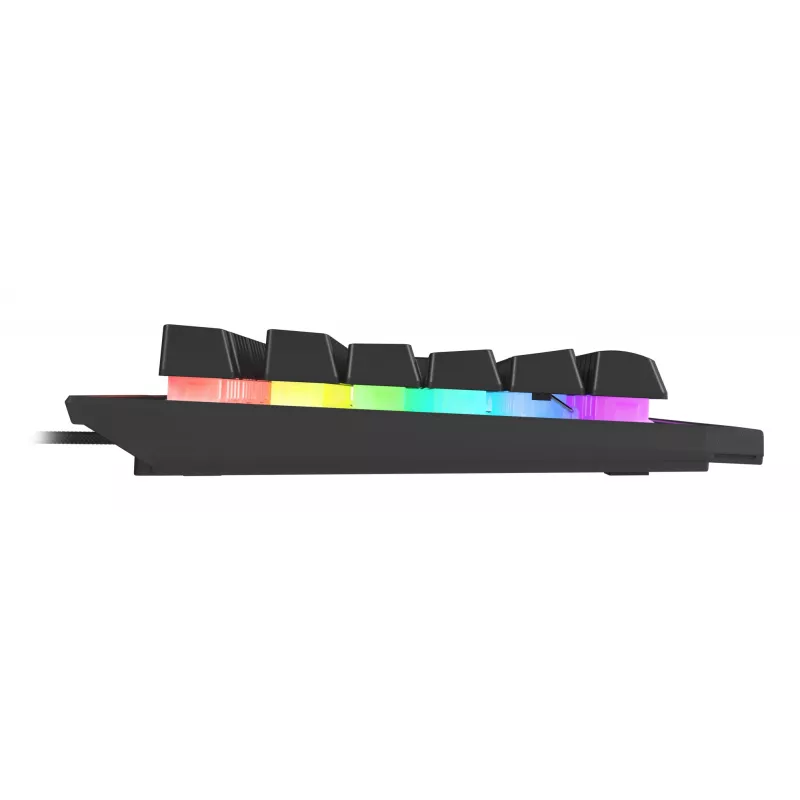 Teclado Gaming GENESIS Rhod 500 RGB USB QWERTY Português Preto, Prateado