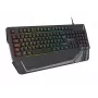 Teclado Gaming GENESIS Rhod 350 RGB – 104 teclas USB QWERTY Espanhol tamanho completo, Preto, retroiluminação RGB, apoio de pulso