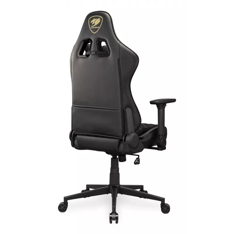 Cadeira Gaming Universal COUGAR Gaming Armor One V2 Gold F Estofada assento estofado Preto Dourado