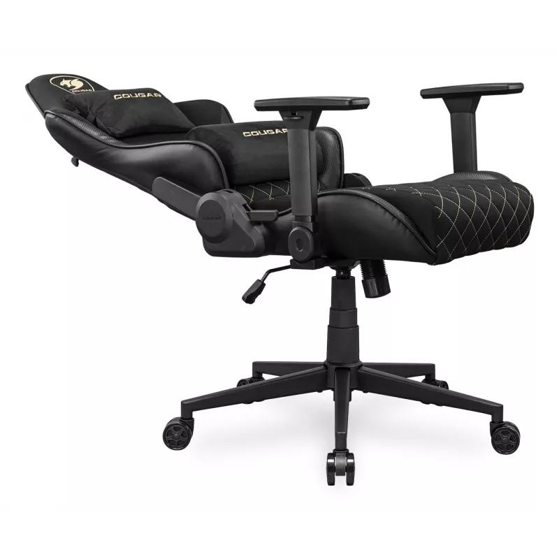 Cadeira Gaming Universal COUGAR Gaming Armor One V2 Gold F Estofada assento estofado Preto Dourado