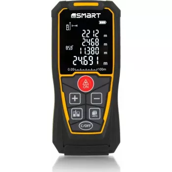 Medidor de distância a laser Smart 06-01100 da Smart, medidor manual compacto