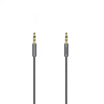 Cabo de áudio Hama Elite 0,75 m 3,5 mm ficha macho ficha macho cobre dourado