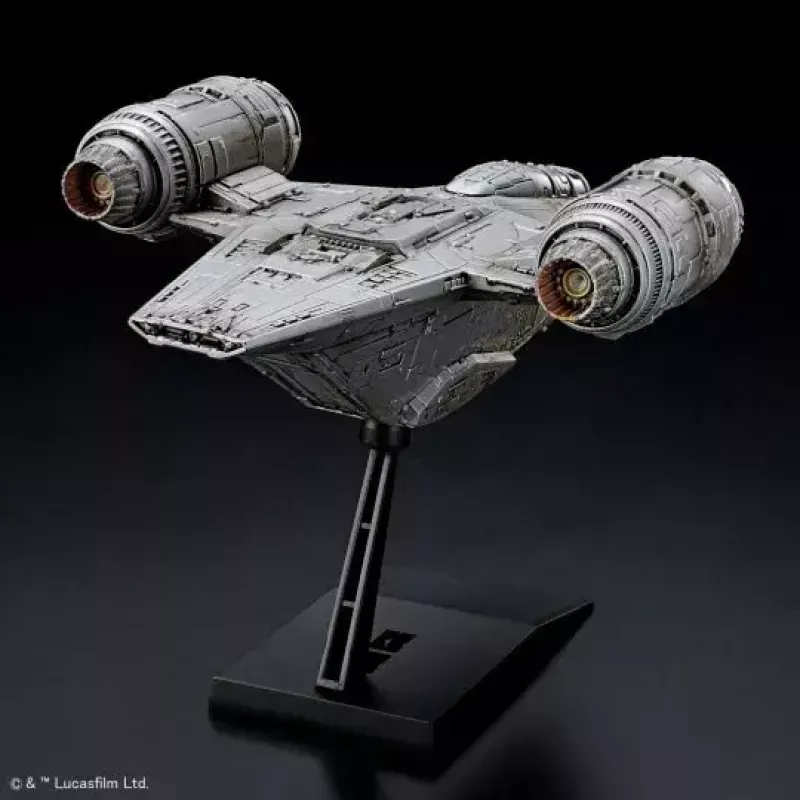 Modelo em plástico REVELL Razor Crest escala 1/144 — kit Star Wars Bandai, kit de montagem em plástico