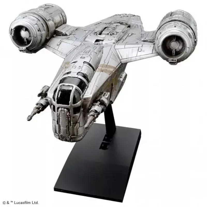 Modelo em plástico REVELL Razor Crest escala 1/144 — kit Star Wars Bandai, kit de montagem em plástico