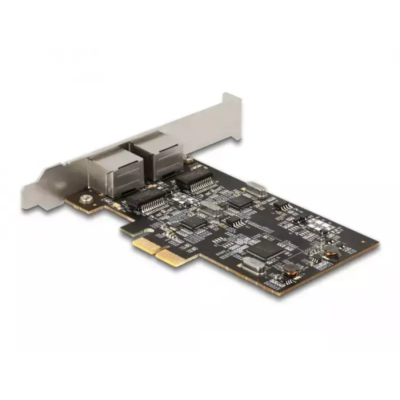 DeLOCK placa PCI Express x2 para 2 x RJ45 2.5 Gigabit LAN i225
