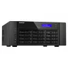 Torre NAS QNAP TS-h1290FX — EPYC 7302P 3,0 GHz, 128 GB DDR4, 12 baias, QuTS hero, preto