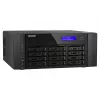 Torre NAS QNAP TS-h1290FX — EPYC 7302P 3,0 GHz, 128 GB DDR4, 12 baias, QuTS hero, preto