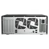 Torre NAS QNAP TS-h1290FX — EPYC 7302P 3,0 GHz, 128 GB DDR4, 12 baias, QuTS hero, preto