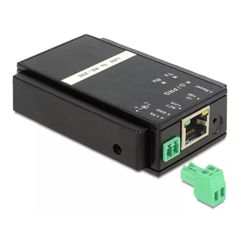Delock 62504 Conversor de Ethernet LAN (TCP/IP) para série RS-232