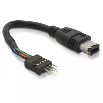 Cabo FireWire DeLOCK 82379 0,016 m preto macho/macho