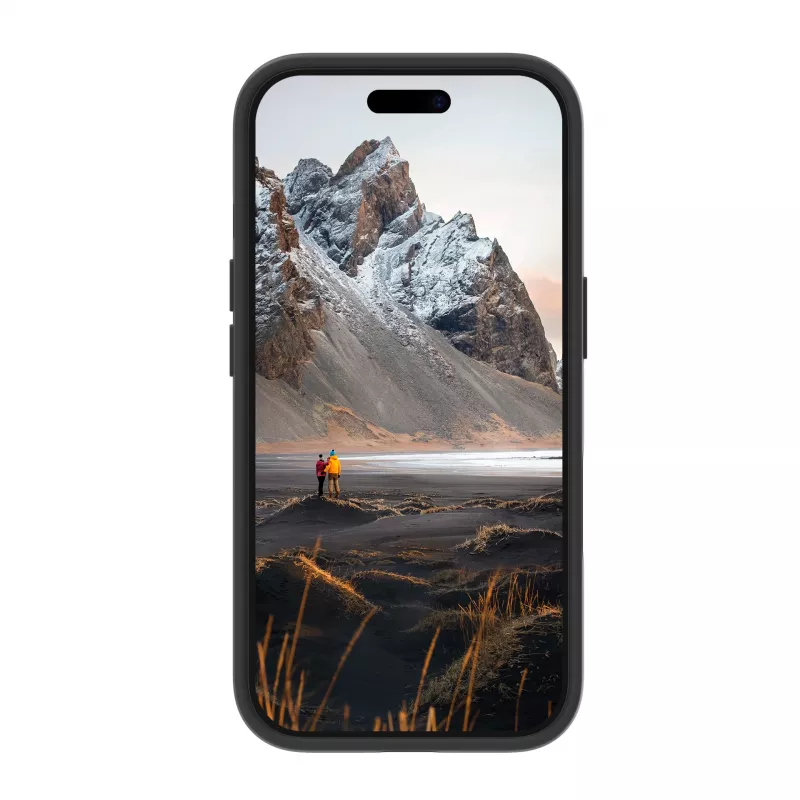 Capa de proteção dbramante1928 Iceland Ultra D3O MS Kick para iPhone 17e/16e/15/14/13, 15,5 cm (6,1 polegadas), preto