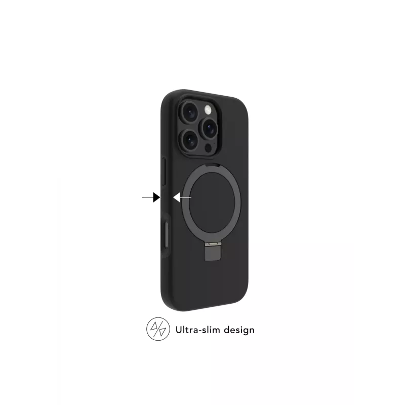 Capa de proteção dbramante1928 Iceland Ultra D3O MS Kick para iPhone 17e/16e/15/14/13, 15,5 cm (6,1 polegadas), preto
