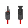 Cabo DeLOCK DL4 solar plano macho para fêmea 60 cm vermelho 3,3 mm²