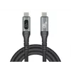 Cabo coaxial de dados e carregamento rápido DeLOCK USB 40 Gbps 1 m USB PD 3.1 240 W