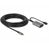 Cabo USB DeLOCK 85391 USB 3.2 Gen 1 5 m USB-A USB-C preto cinzento