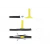 Ferramenta de inserção para conjunto de tubo de cabos DeLOCK, 4 peças, amarelo, plástico