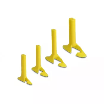 Ferramenta de inserção para conjunto de tubo de cabos DeLOCK, 4 peças, amarelo, plástico