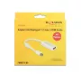 Adaptador de cabo de vídeo DeLOCK 62614 Mini DisplayPort para HDMI tipo A branco 0,2 m