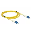 Cabo de fibra ótica DeLOCK 3m LC-LC